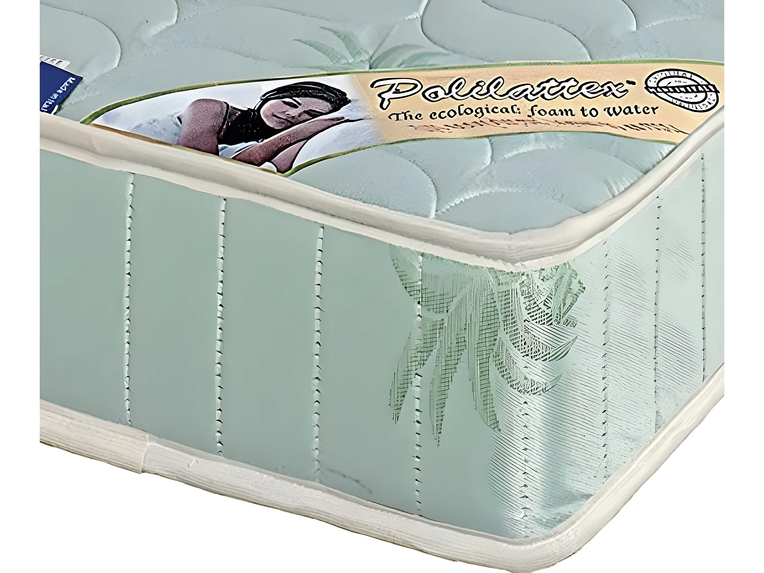 Matelas Mousse Tabatha 90x190 - Face Souple et Ferme - Épaisseur 19,5 cm