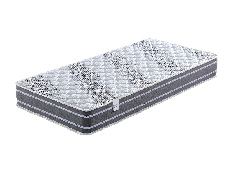 Lot de 2 Matelas Maxi + Aléses 70x190 x 23 cm - Ferme - rembourrage 100 % polesther - âme 100 % polyuréthane poli lattex HR Derniére Génération - Trés