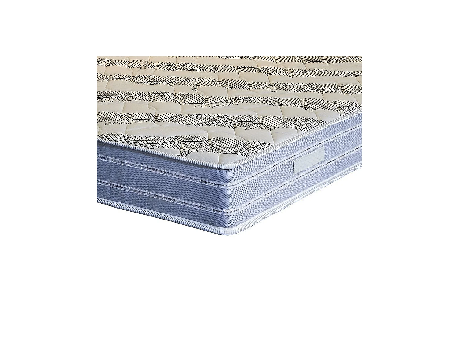 Matelas + Alèse 180x200 x 23 cm - Ferme - rembourrage 100 % polesther - âme 100 % polyuréthane poli lattex HR Dernière Génération - Très Respirant