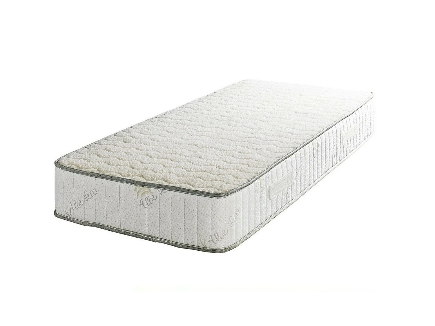 Matelas Supreme  90x190 x 21 cm - Ferme - Face Hiver 2 cm de Memoire de Forme 60 kg/m3 + Laine  - ame rembourrage 100 % polesther - âme 100 % polyurét