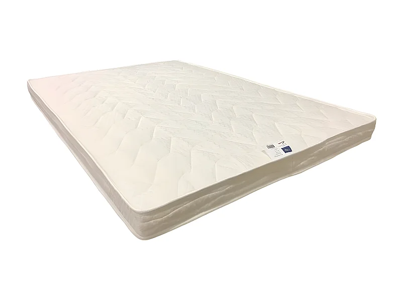 Matelas Ferme 140x190 cm 13,5 cm 7 zones de confort mousse polyuréthane haute résilience