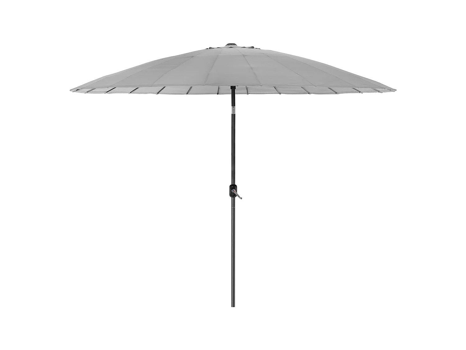 Parasol Shanghai de jardin gris clair protection solaire UV30 ML-DESIGN