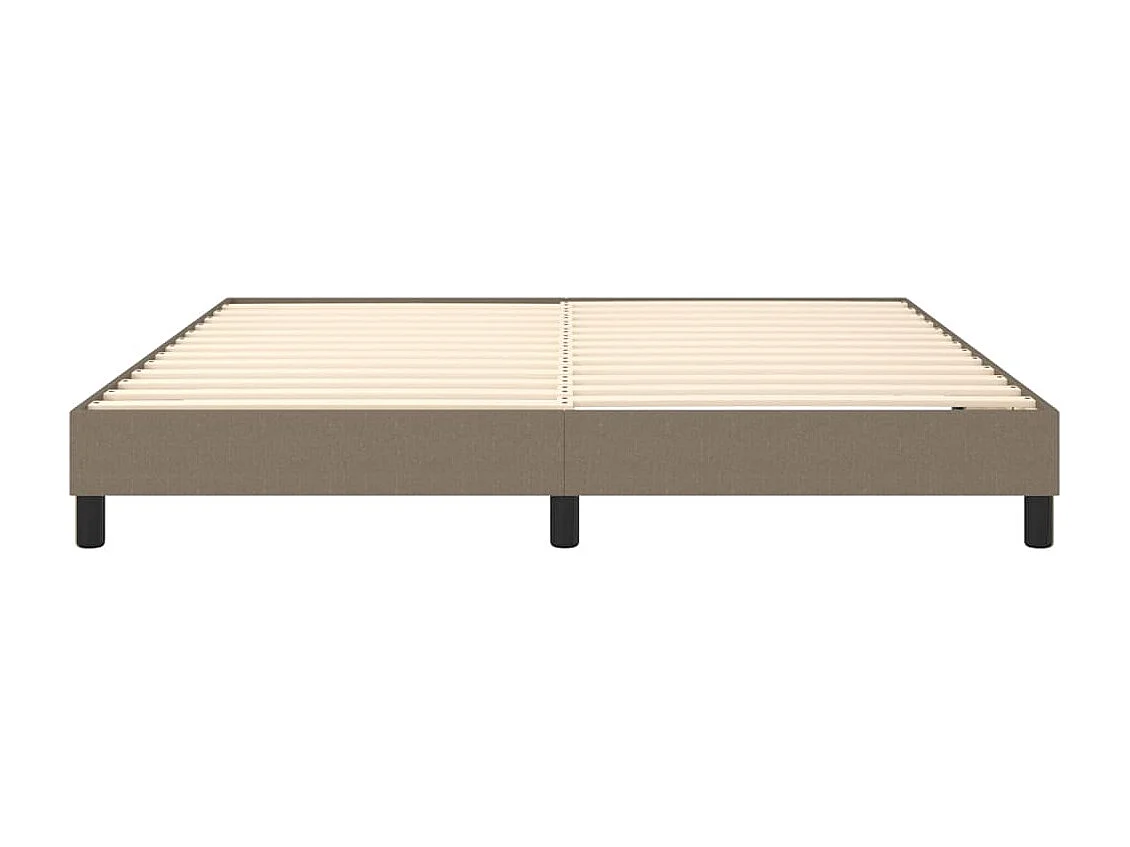 Sommier à lattes de lit Taupe 180x200 cm Tissu