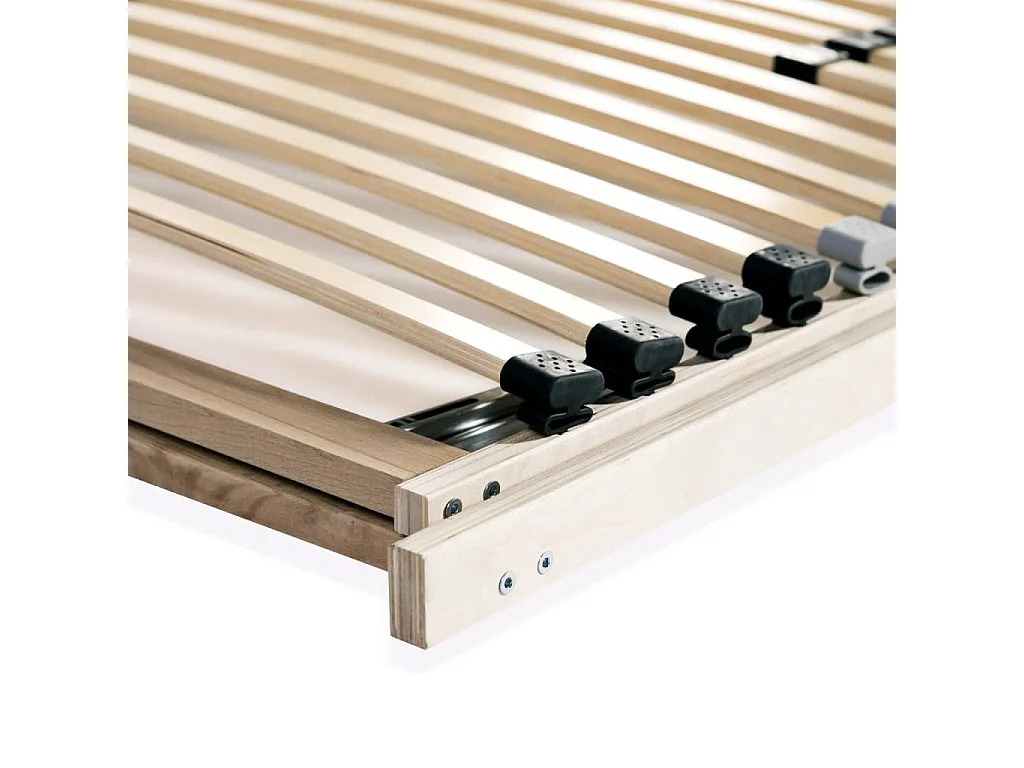 Estrados de ripas 2 peças com 28 ripas 7 zonas 70x200 cm