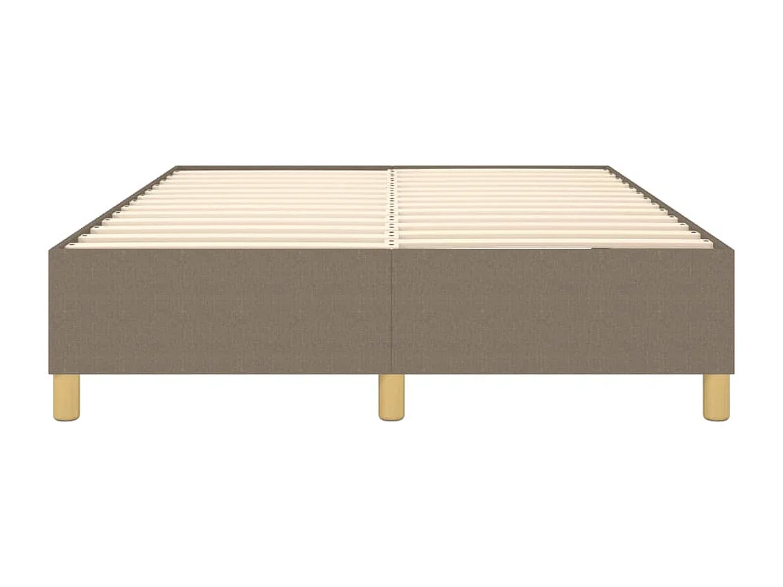 Sommier à lattes de lit Taupe 140x190 cm Tissu