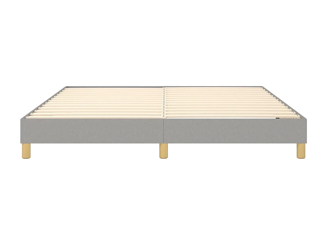 Bedframe zonder matras stof lichtgrijs 180x200 cm