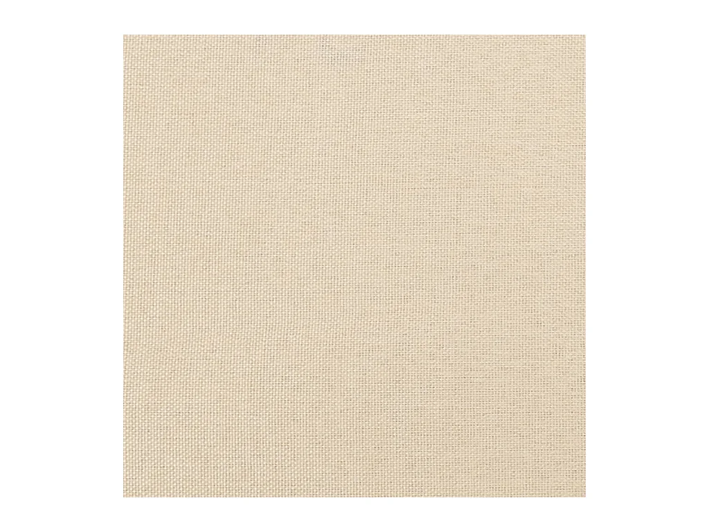 Sommier à lattes de lit Crème 180x200 cm Tissu