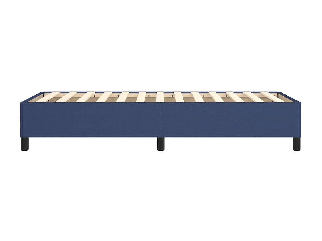Sommier à lattes de lit Bleu 90x190 cm Tissu