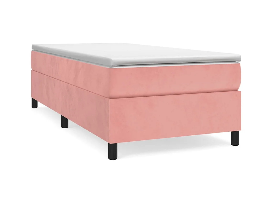 Sommier à lattes de lit Rose 90x200 cm Velours