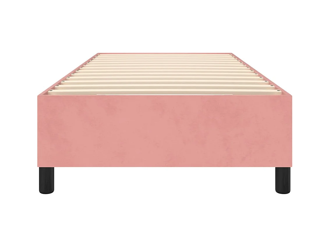Sommier à lattes de lit Rose 90x200 cm Velours