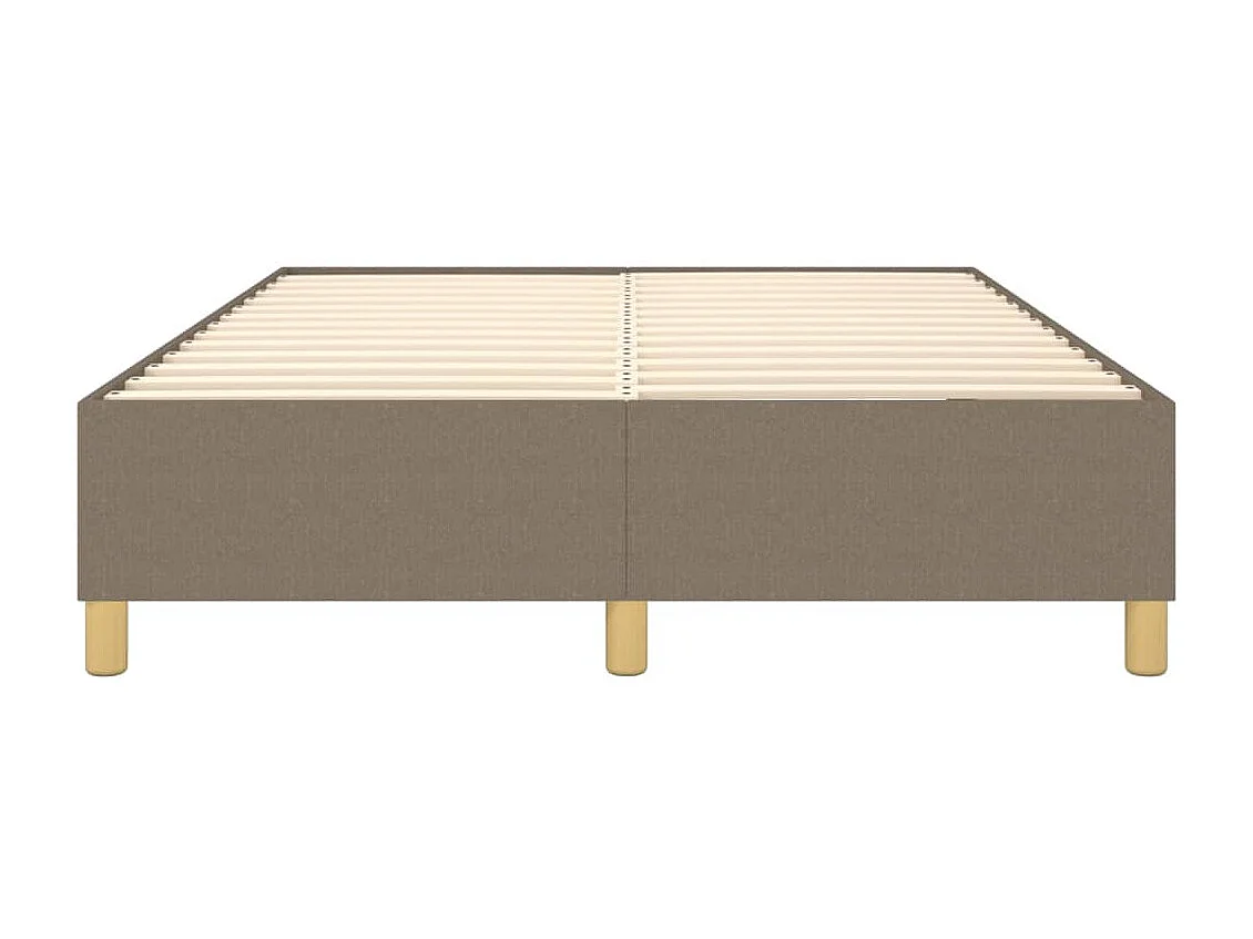 Sommier à lattes de lit Taupe 140x200 cm Tissu