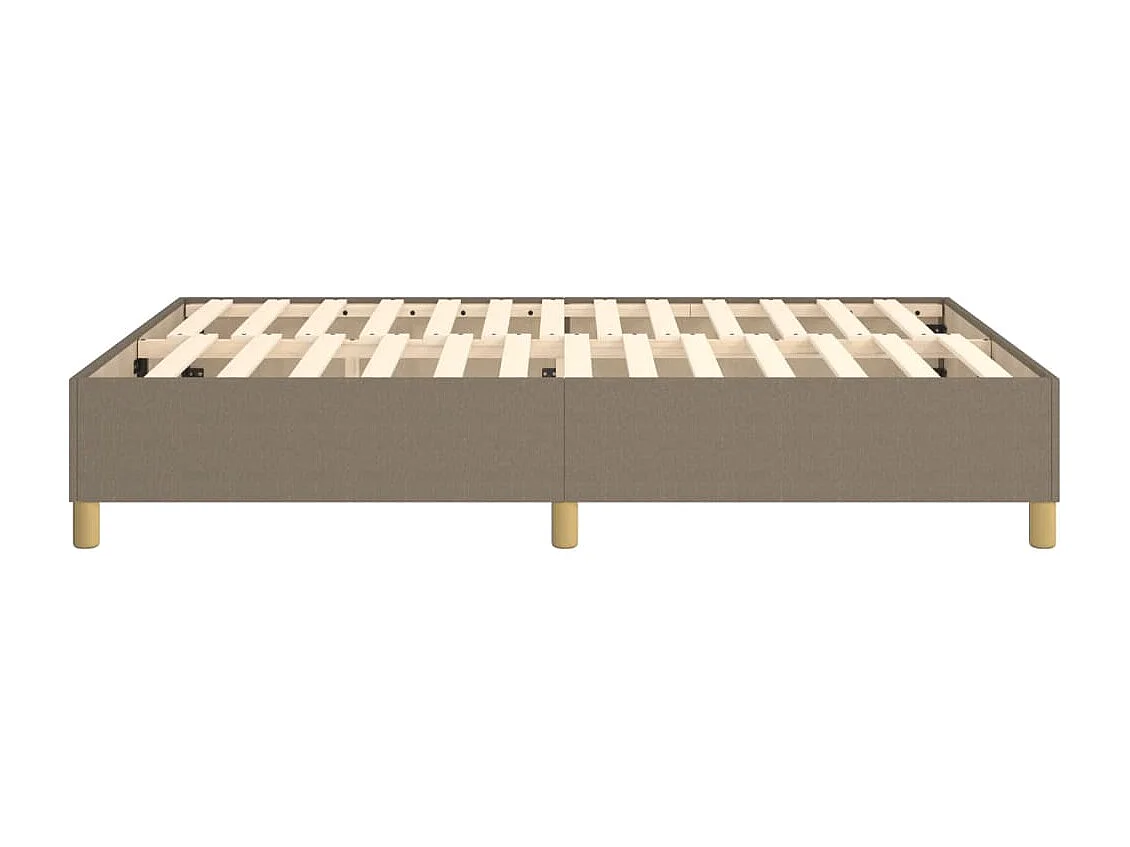 Sommier à lattes de lit Taupe 140x200 cm Tissu