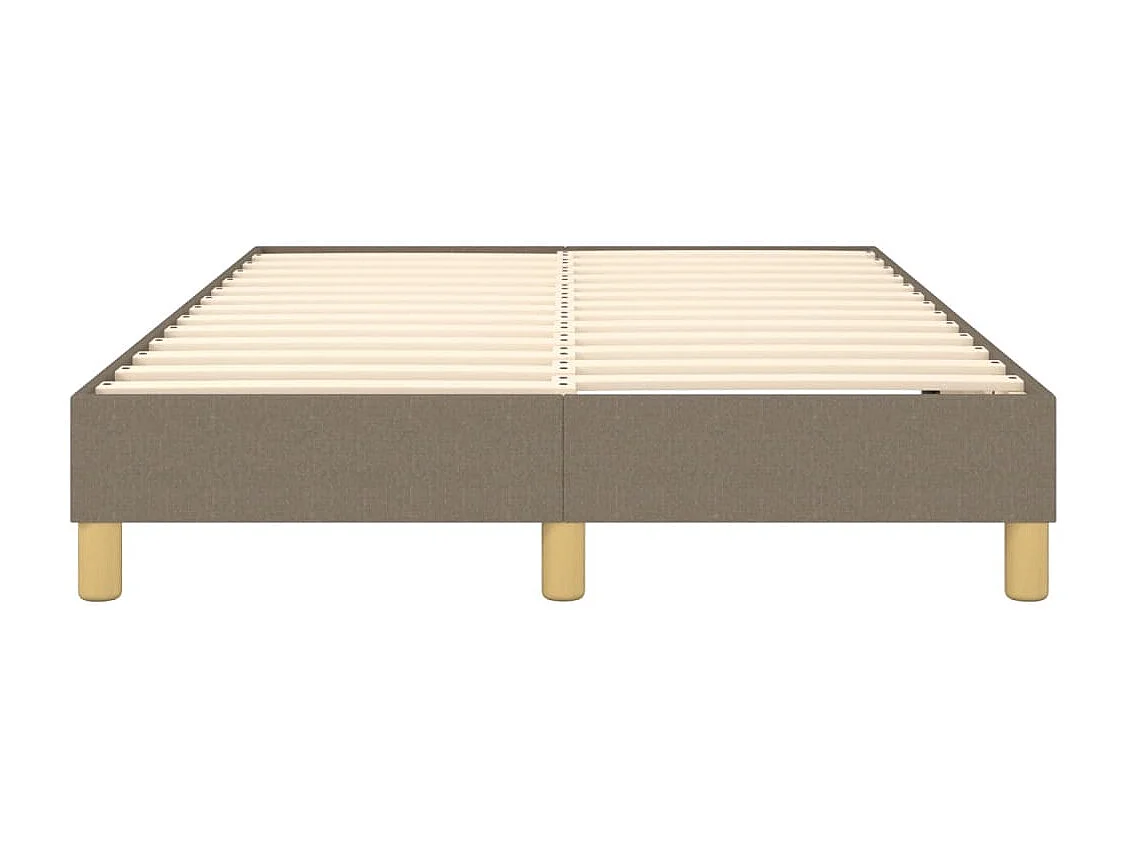 Sommier à lattes de lit Taupe 120x200 cm Tissu