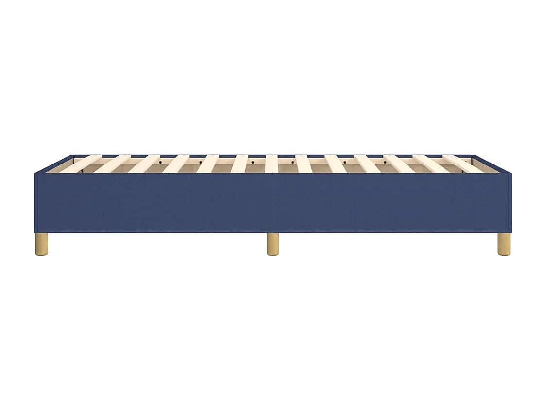 Bedframe zonder matras 90x200 cm stof blauw