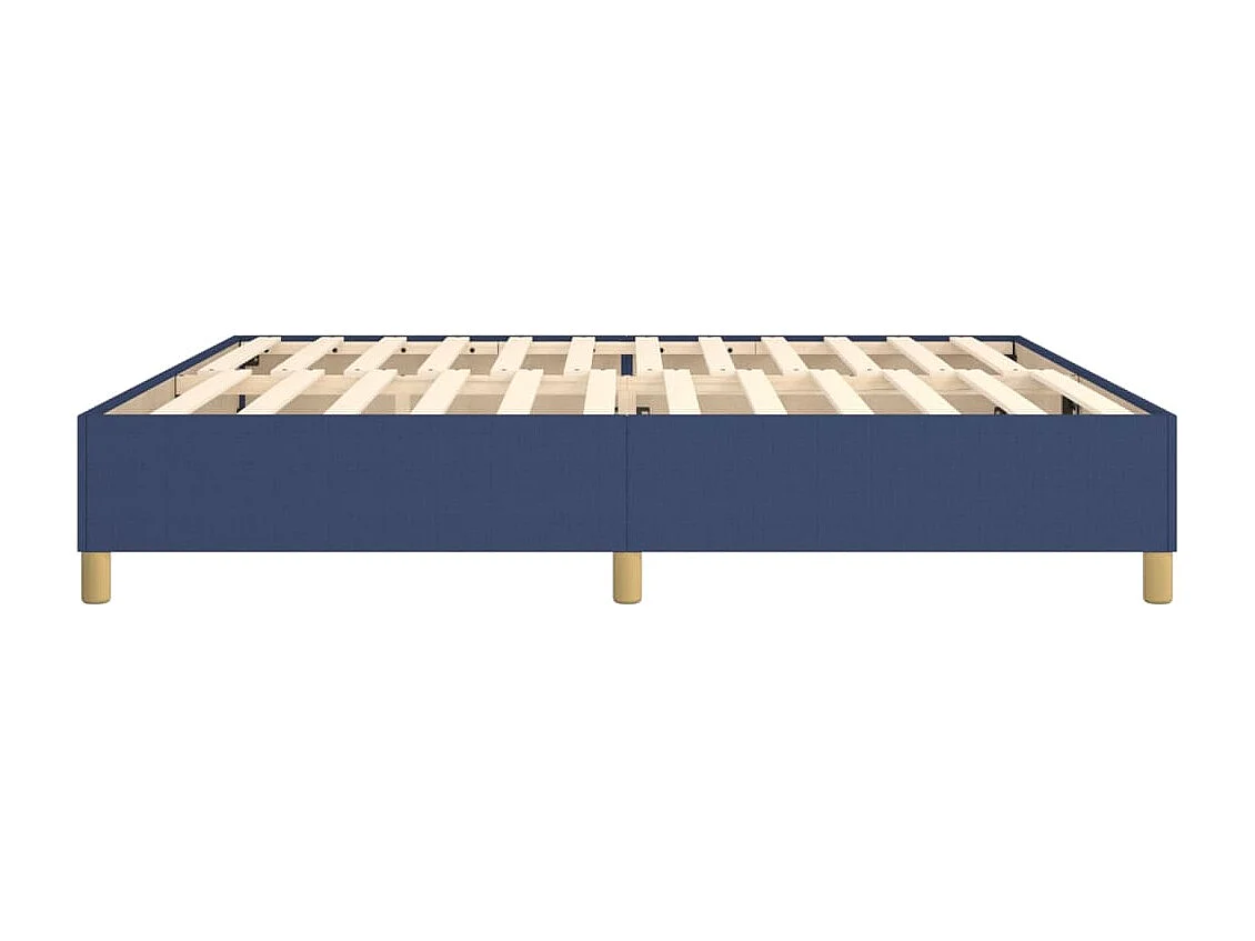 Bedframe zonder matras stof blauw 200x200 cm
