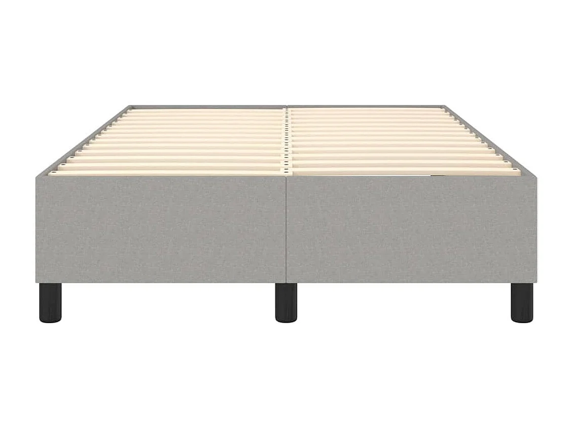 Sommier à lattes de lit Gris clair 120x200 cm Tissu