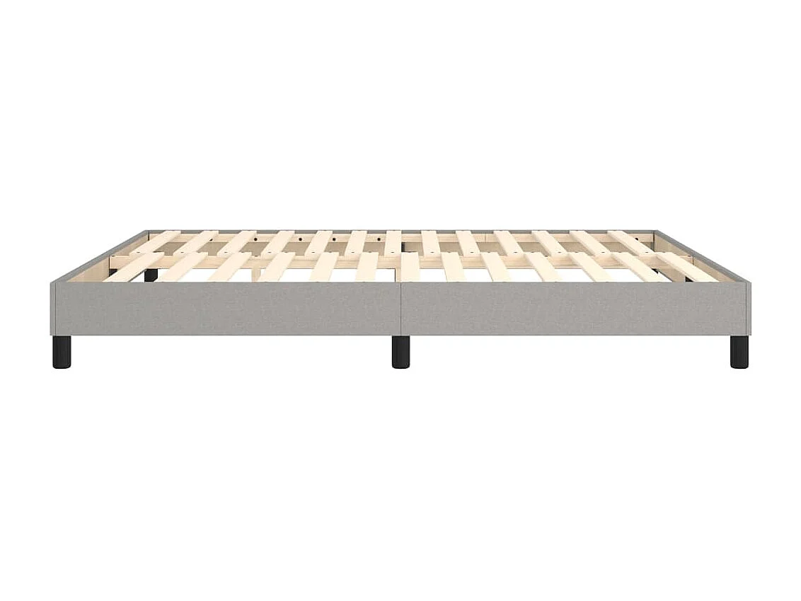 Bedframe zonder matras stof lichtgrijs 180x200 cm
