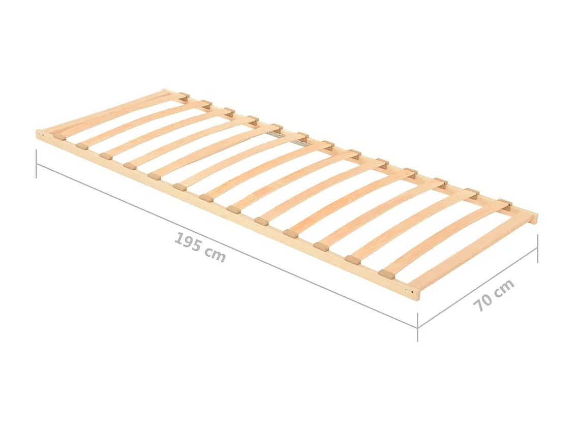 Estrado de ripas com 13 ripas 70x200 cm