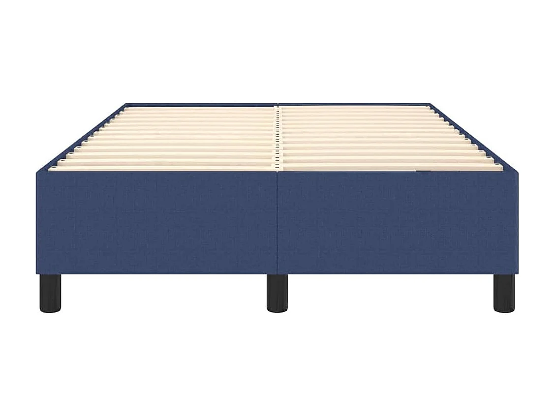 Bedframe zonder matras 120x200 cm stof blauw