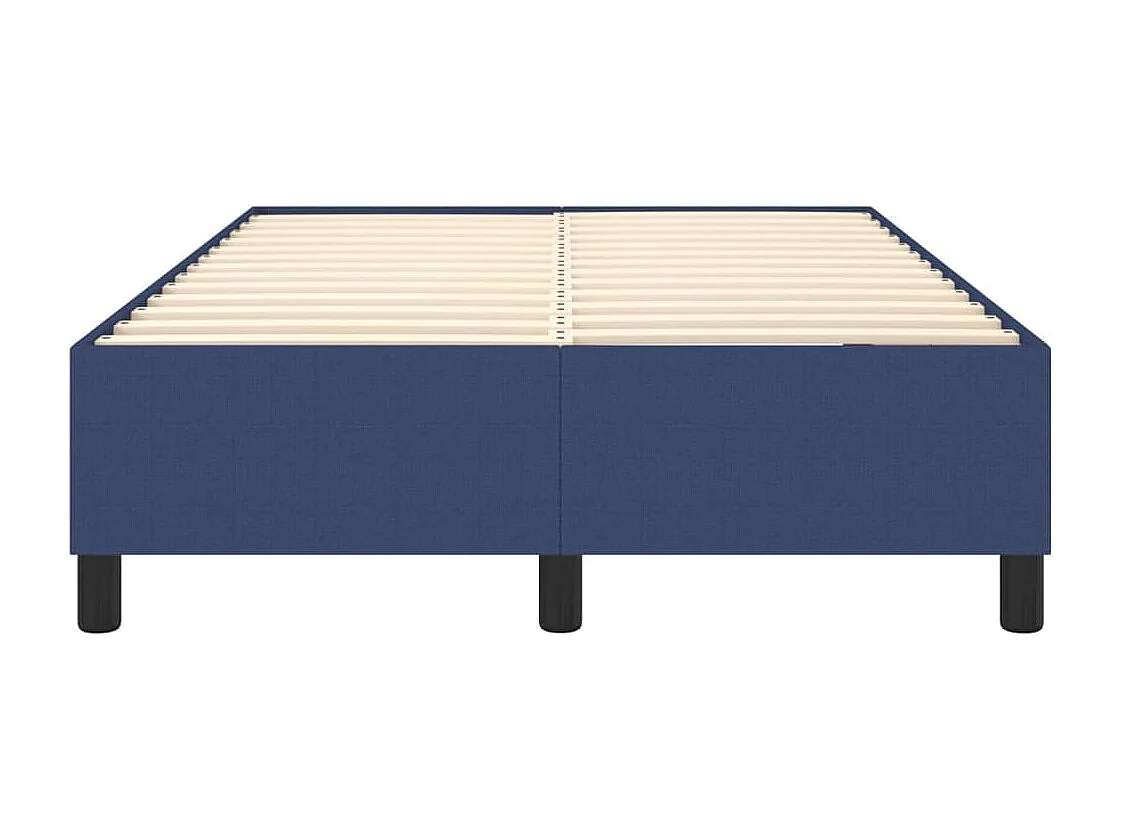 Bedframe zonder matras 120x200 cm stof blauw