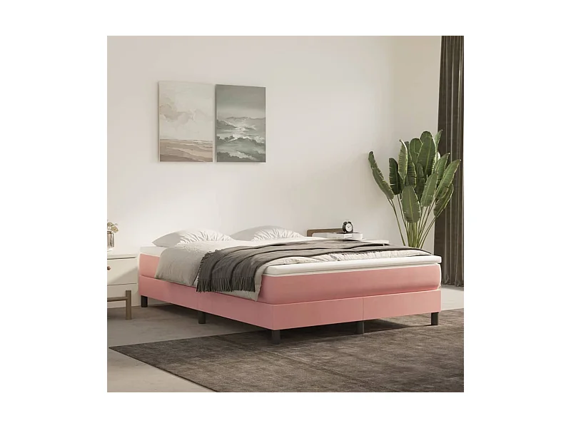 Sommier à lattes de lit Rose 140x200 cm Velours