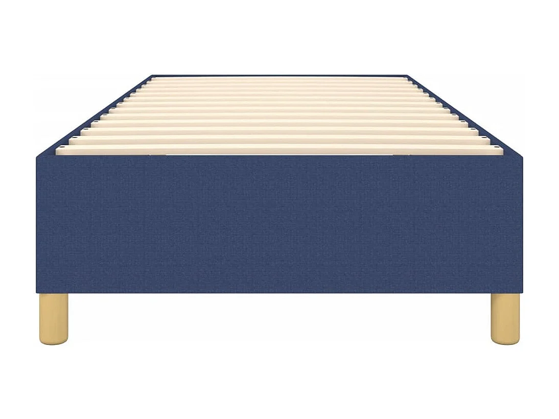 Bedframe zonder matras 80x200 cm stof blauw