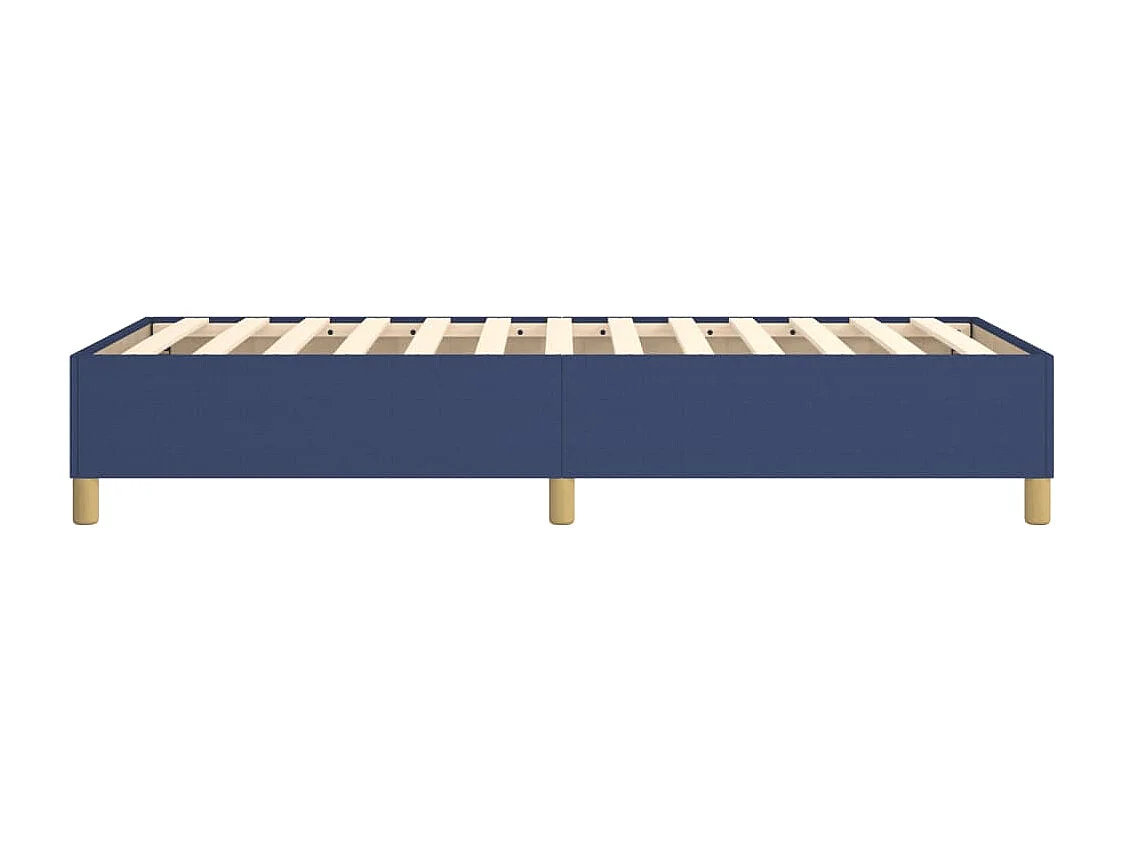 Bedframe zonder matras 80x200 cm stof blauw