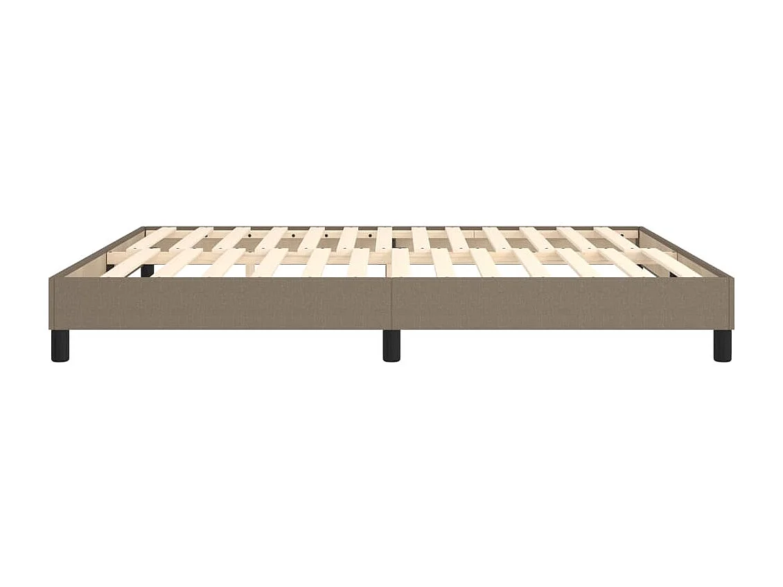 Sommier à lattes de lit Taupe 160x200 cm Tissu