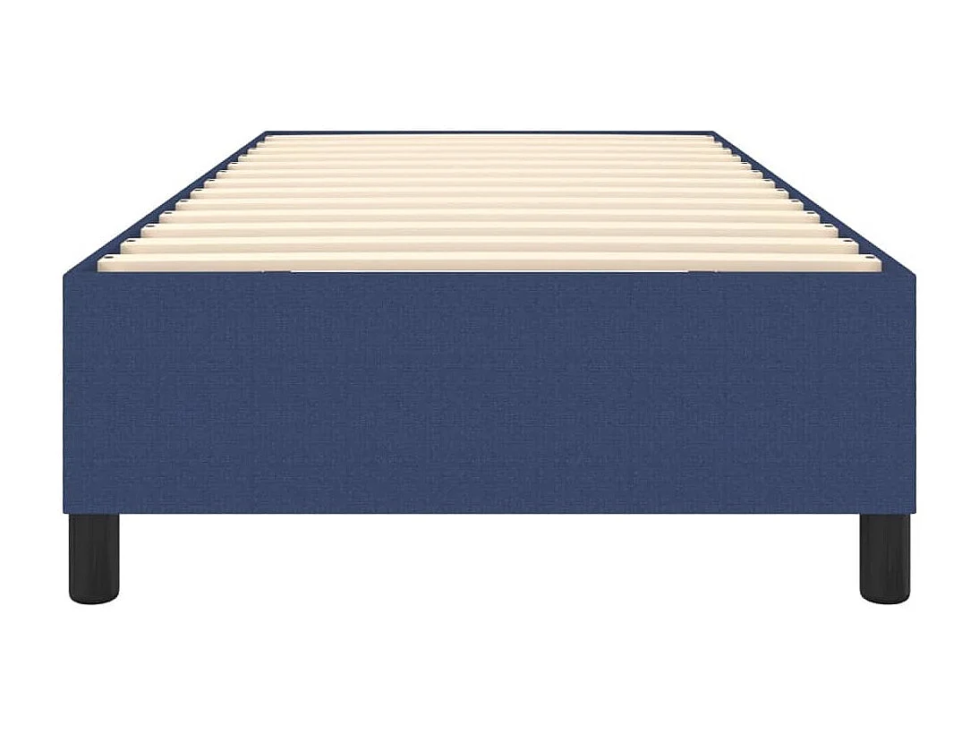 Bedframe zonder matras 80x200 cm stof blauw