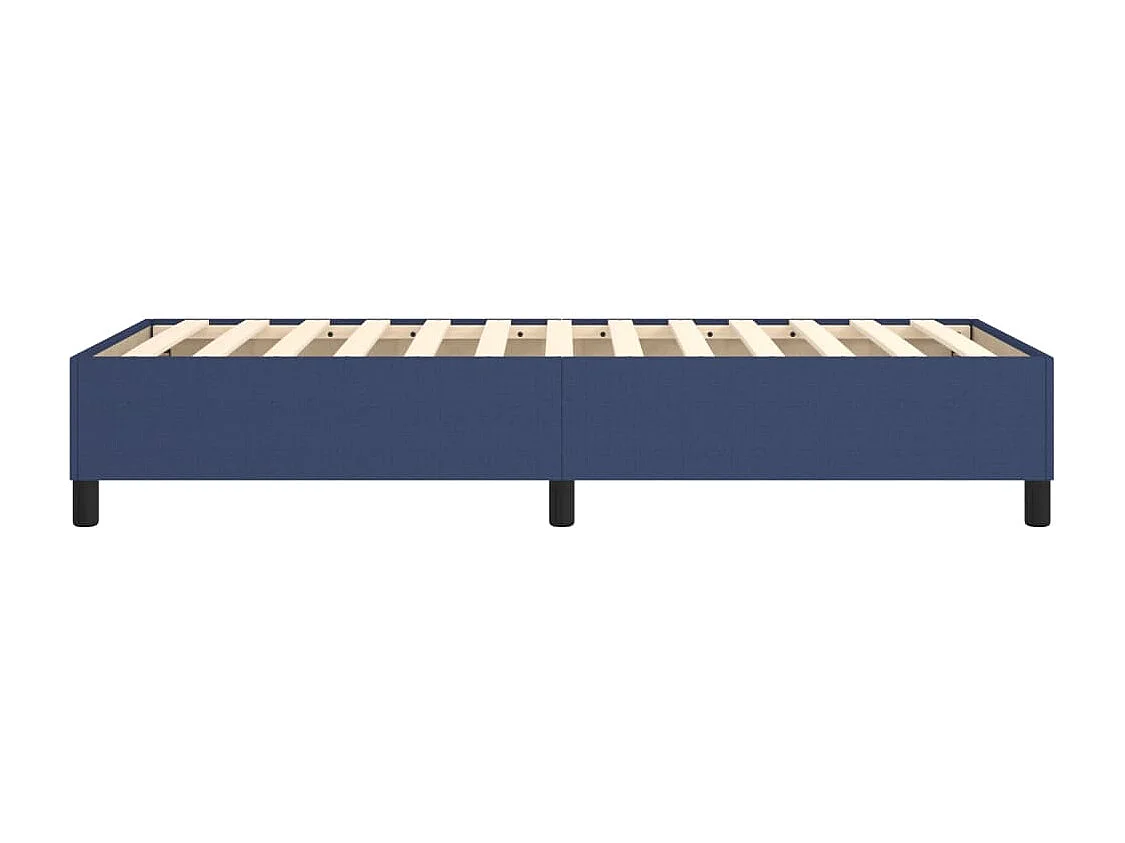 Bedframe zonder matras 80x200 cm stof blauw