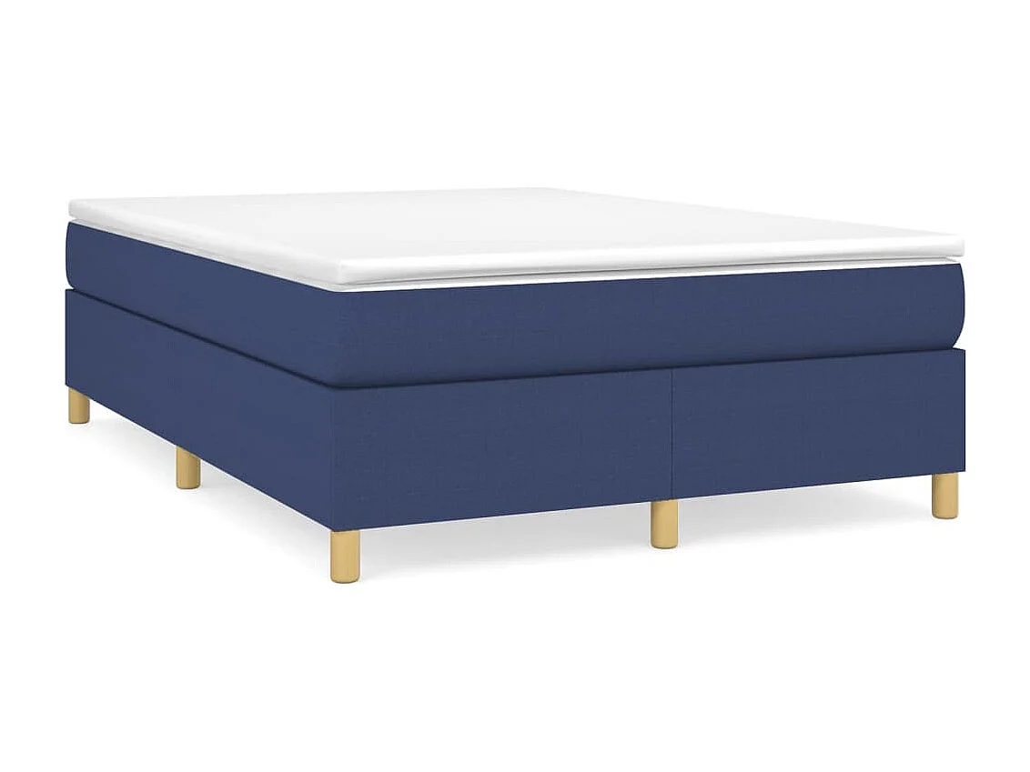 Bedframe zonder matras stof blauw 140x190 cm