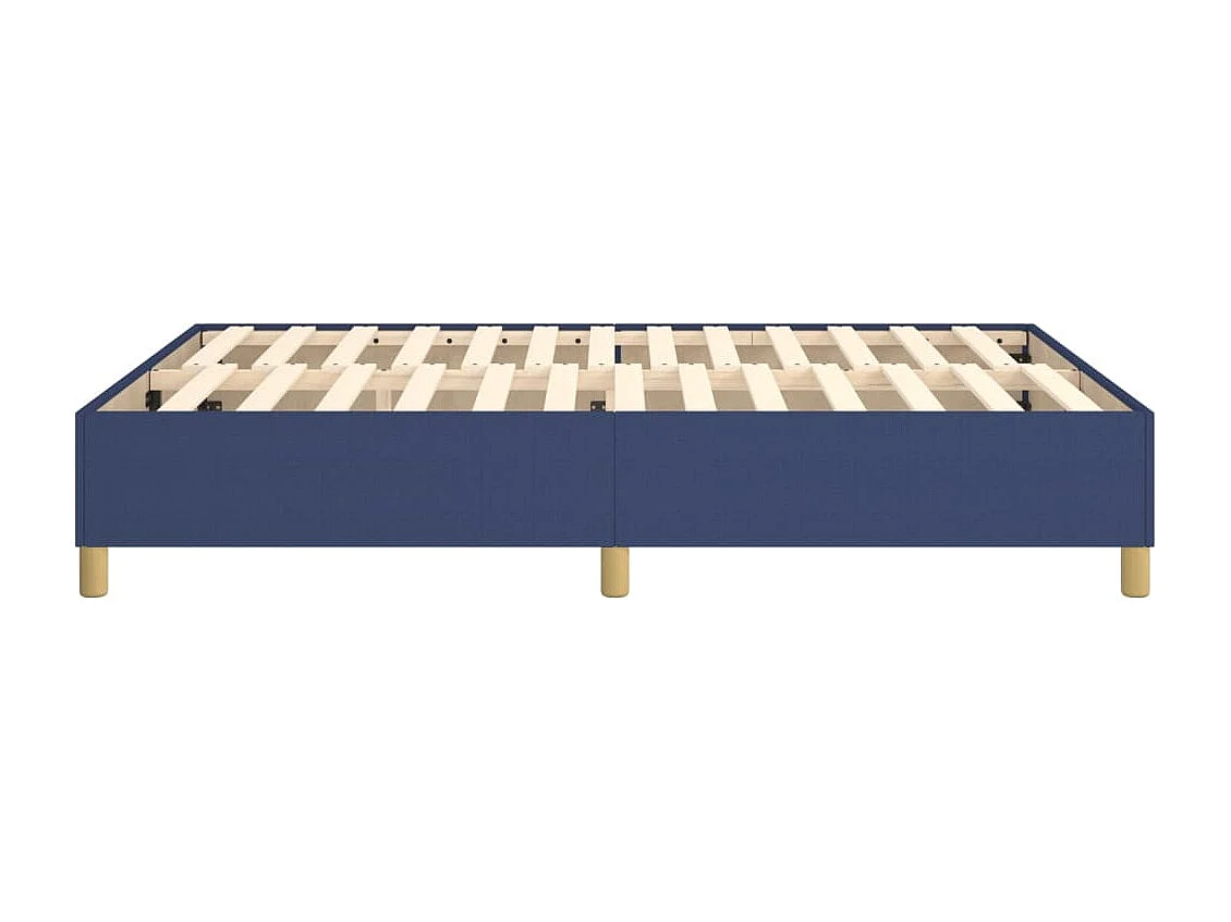 Bedframe zonder matras stof blauw 140x190 cm