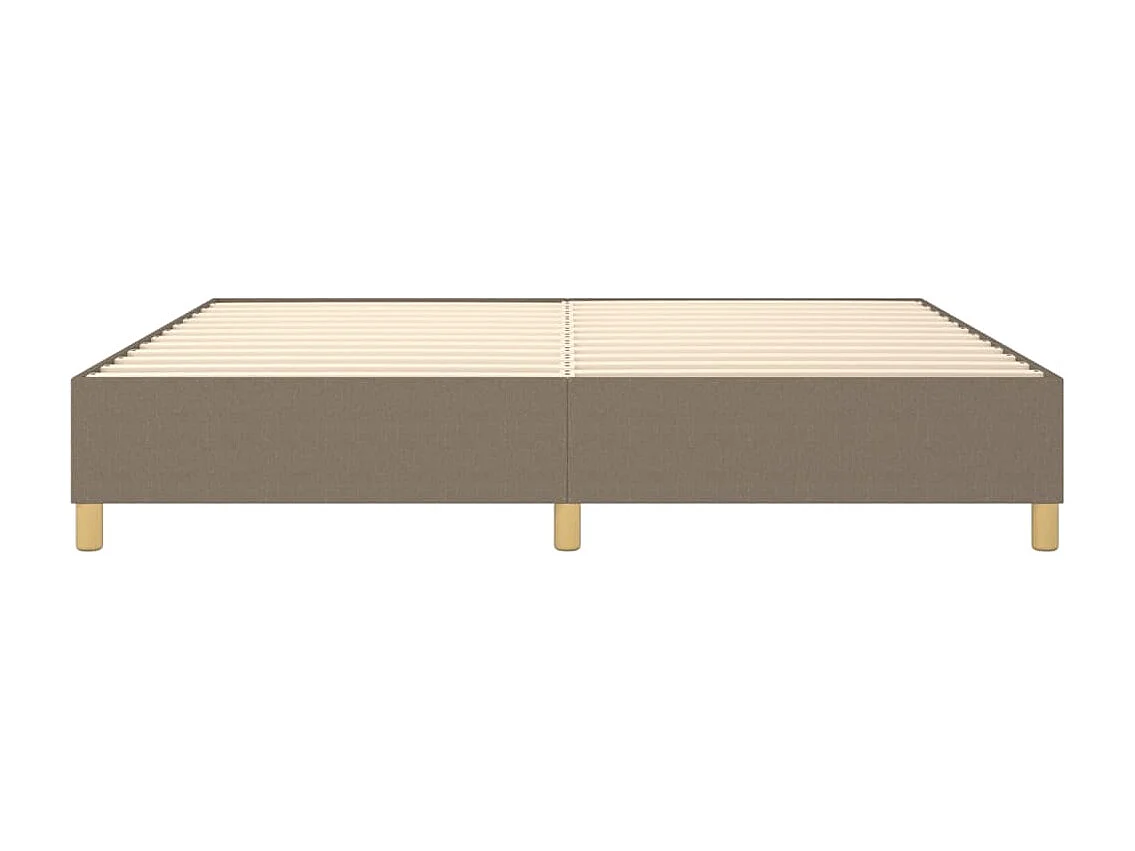 Sommier à lattes de lit Taupe 200x200 cm Tissu
