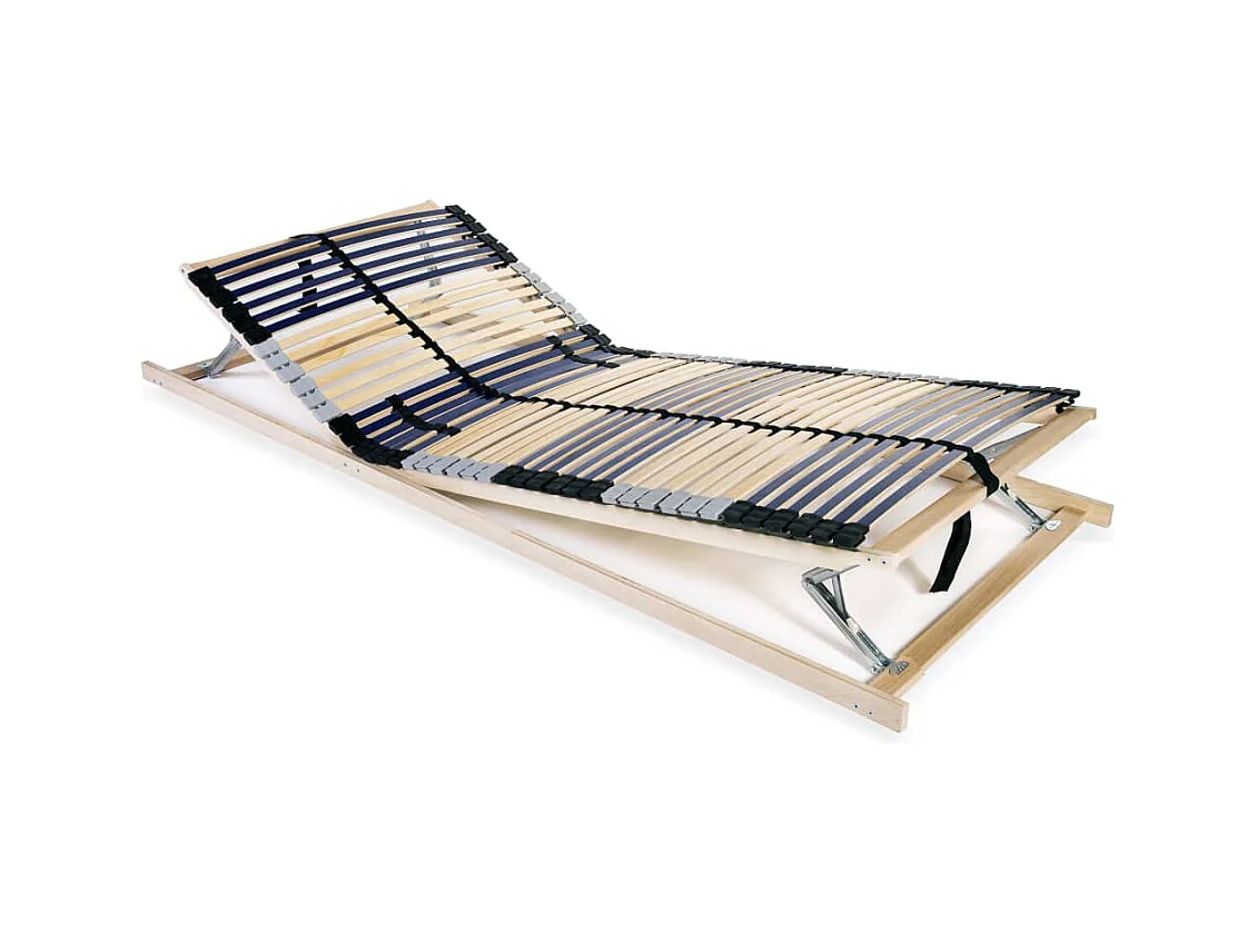 Estrado de ripas com 42 ripas 7 zonas 90x200 cm