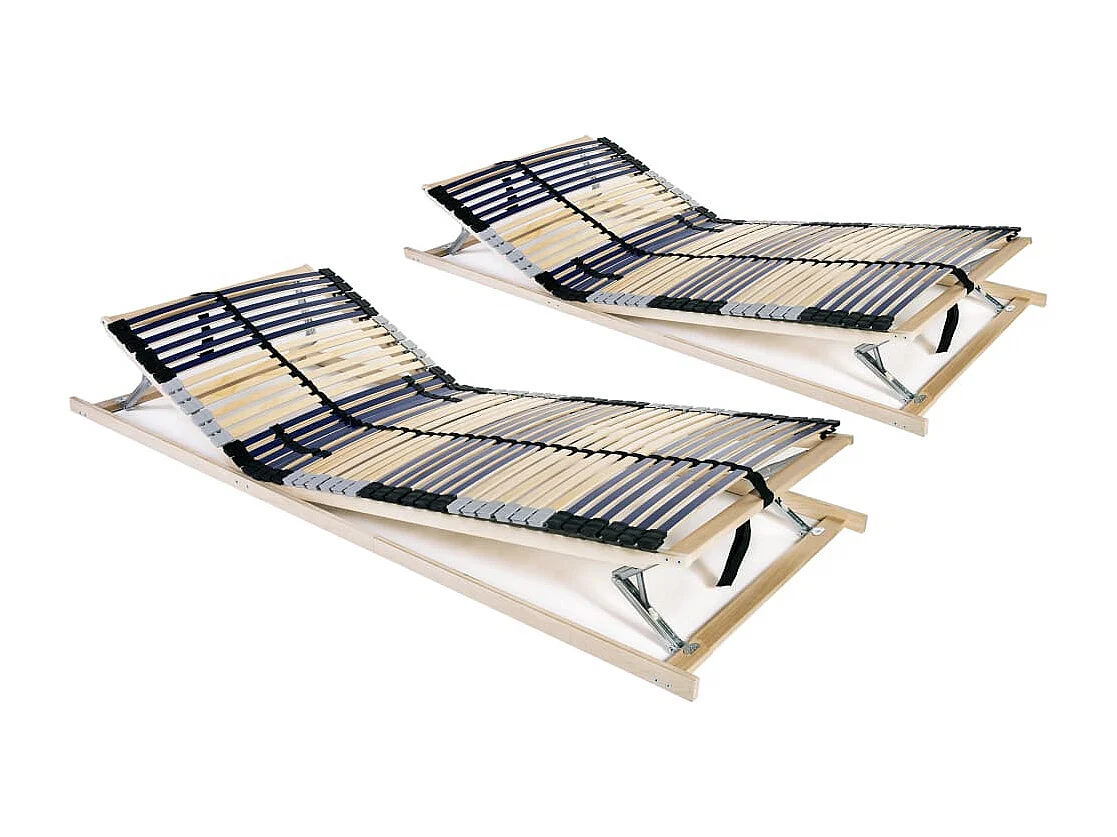 Somieres de cama 2 unidades con 42 láminas 7 zonas 90x200 cm