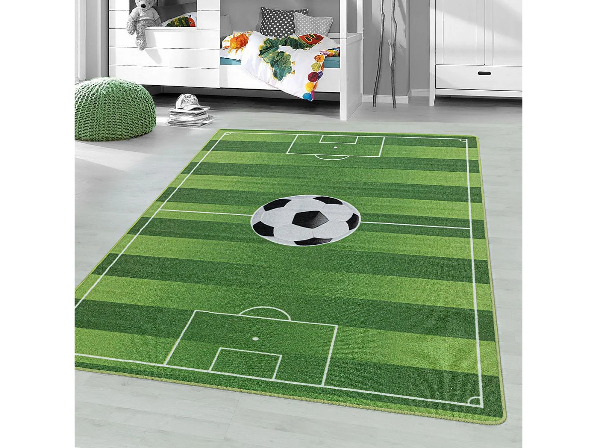 Tappeto per bambini 120x170 Lavabile 30° PIEDE verde