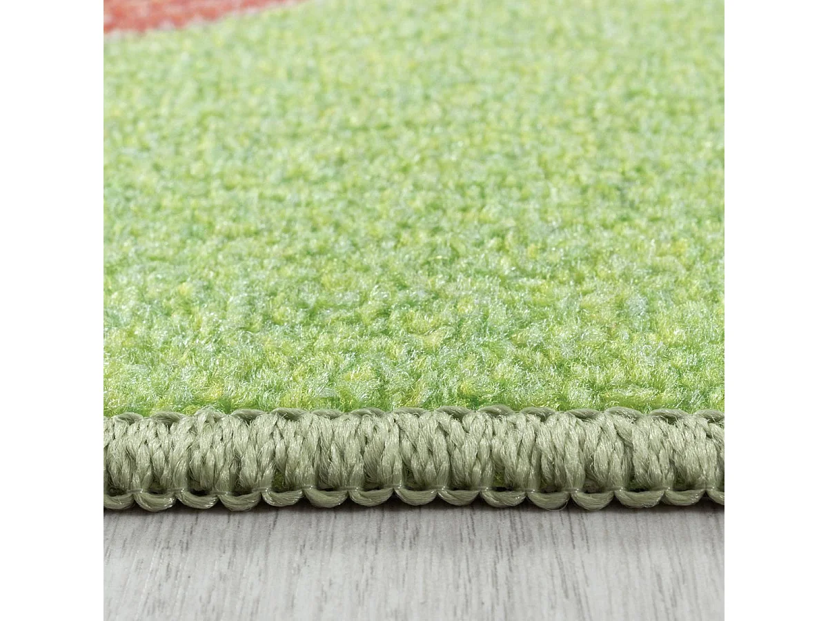 Tappeto per bambini 120x170 Lavabile 30° CIRPLAY verde e blu