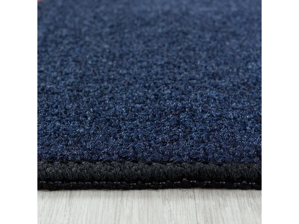 Tapis enfant 140x200 Lavable 30° KIDATU bleu