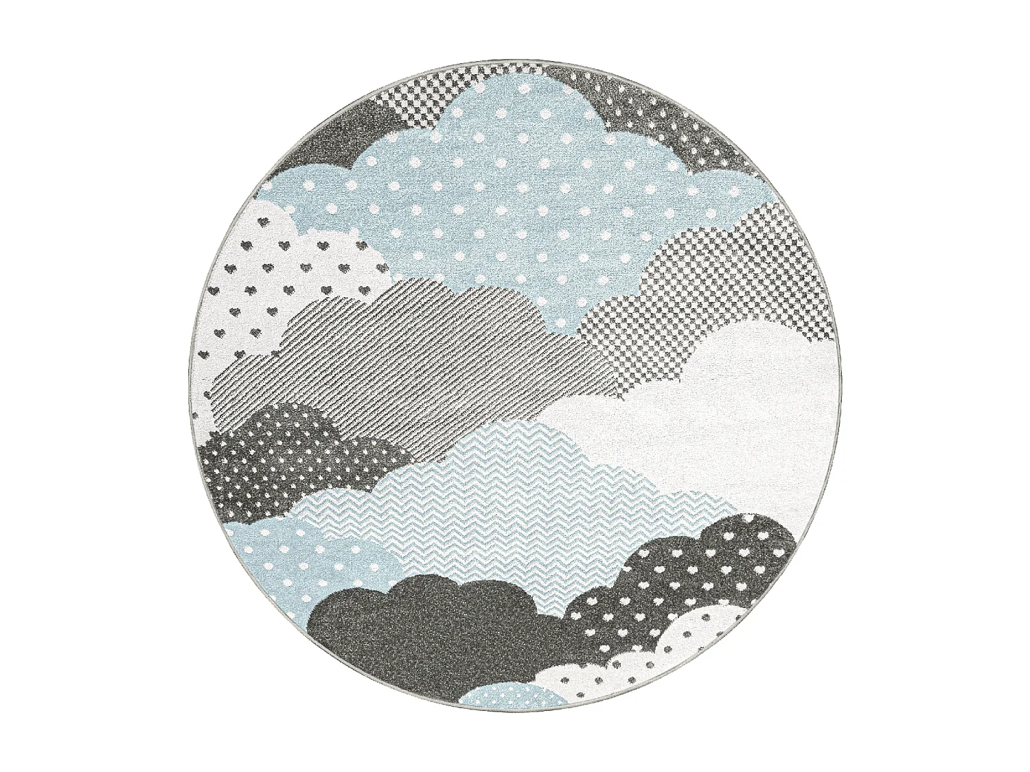 Alfombra infantil tejida CLOUDY