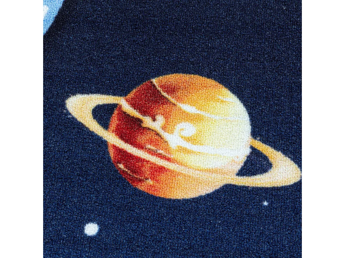 Tapis enfant 100x150 Lavable 30° KIDATU bleu