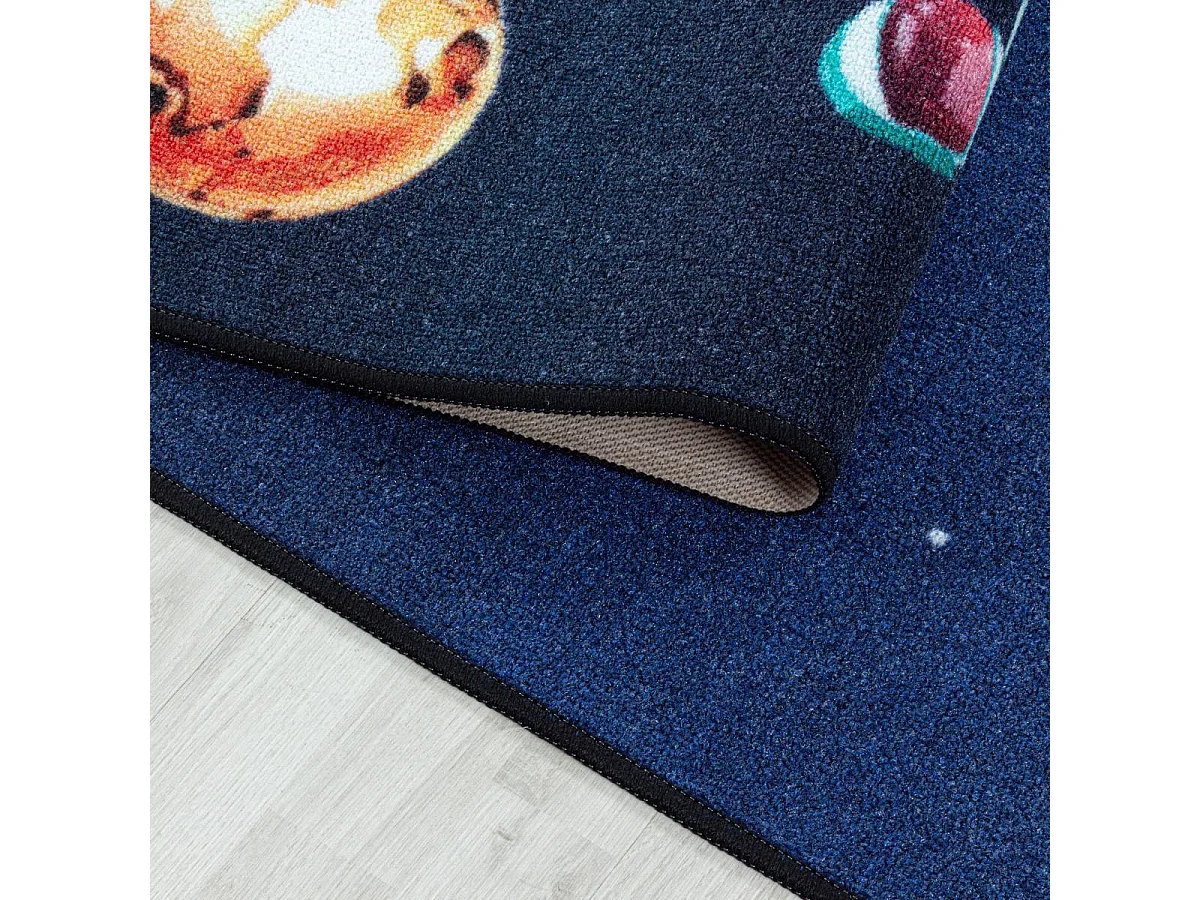 Tapis enfant 160x230 Lavable 30° KIDATU bleu