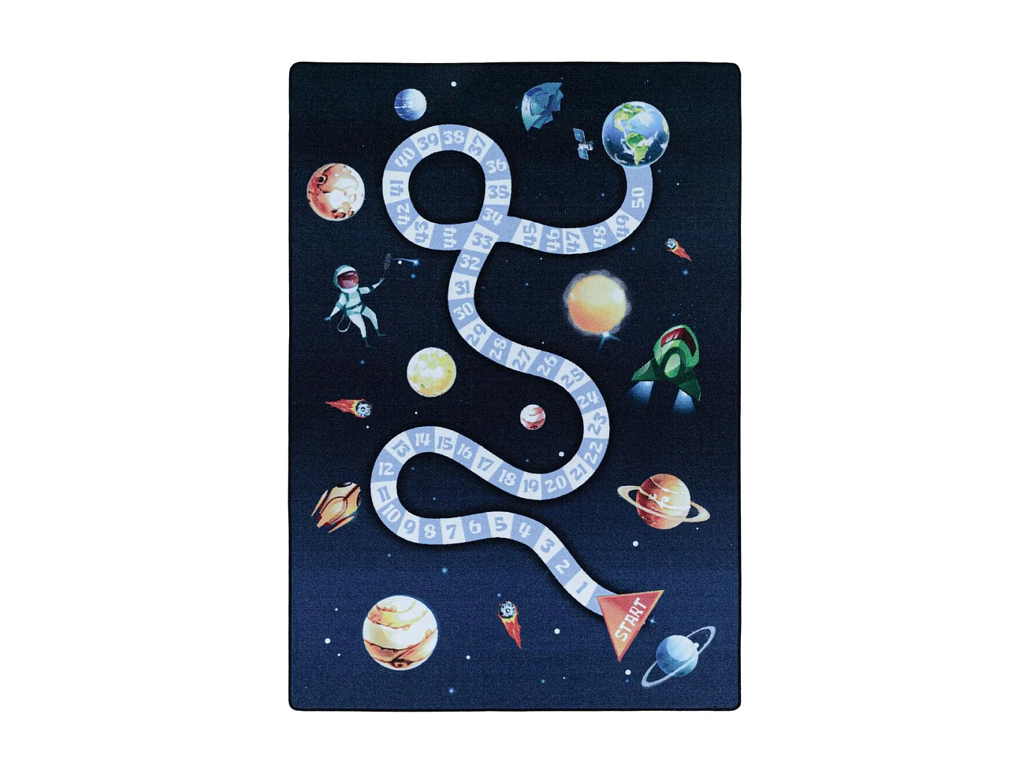 Tappeto per bambini 160x230 Lavabile 30° KIDATU blu