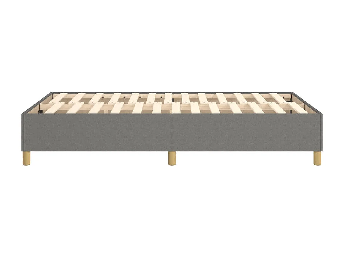 Sommier à lattes de lit Gris foncé 120x200 cm Tissu