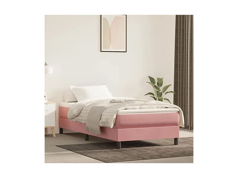 Sommier à lattes de lit Rose 100x200 cm Velours