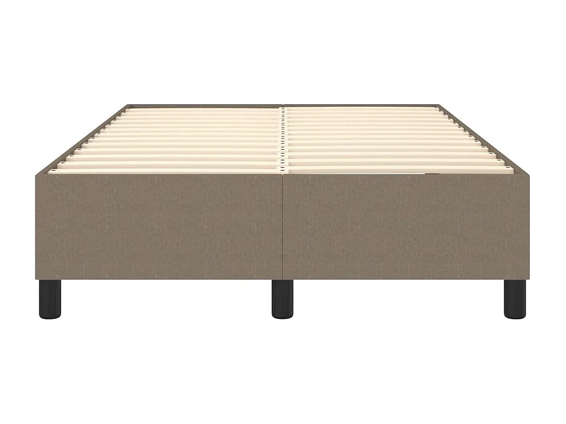 Sommier à lattes de lit Taupe 120x200 cm Tissu