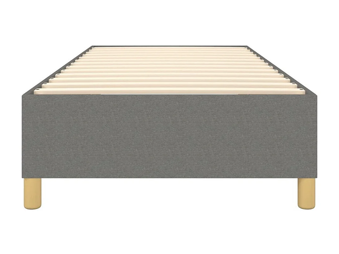 Sommier à lattes de lit Gris foncé 80x200 cm Tissu