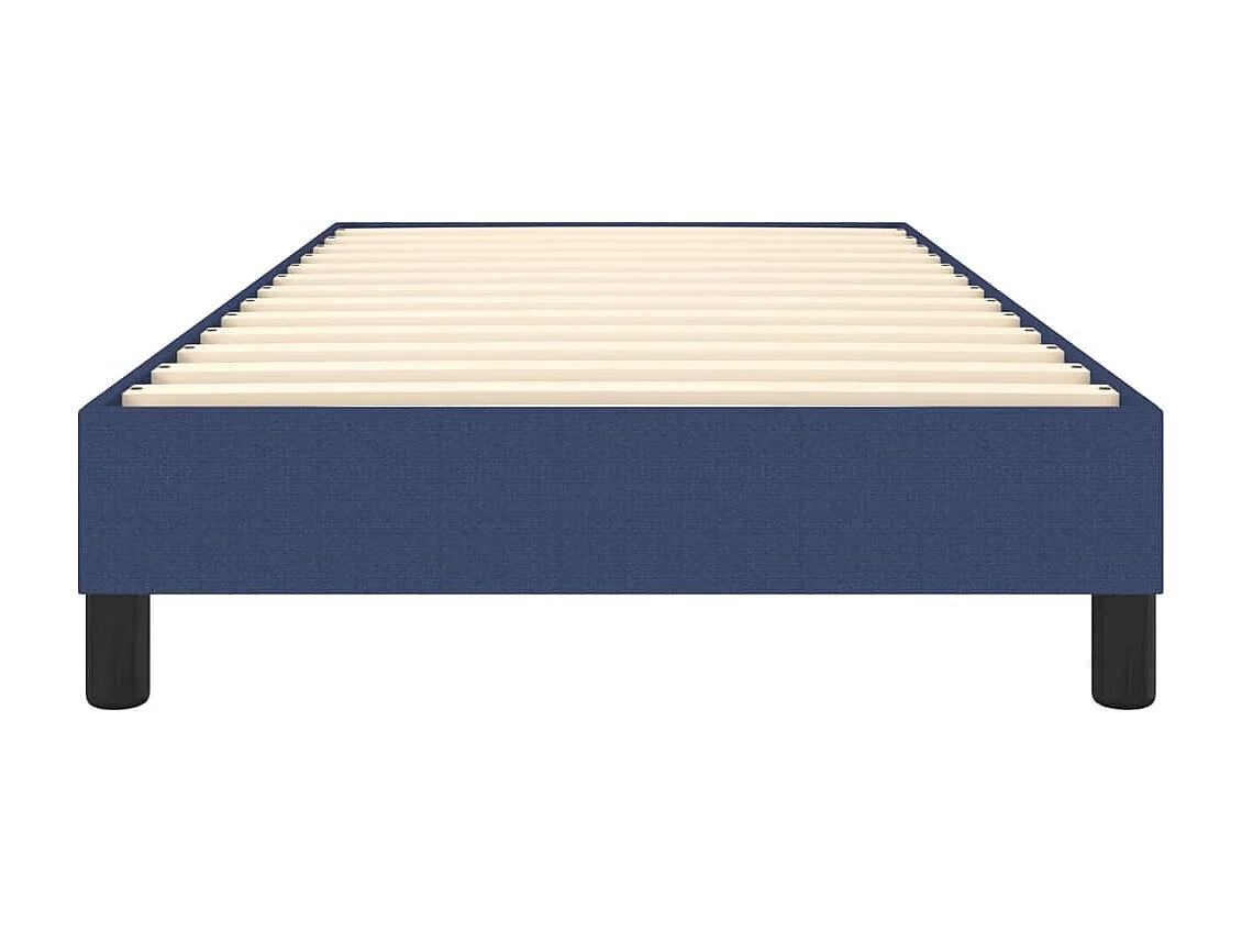 Sommier à lattes de lit Bleu 80x200 cm Tissu