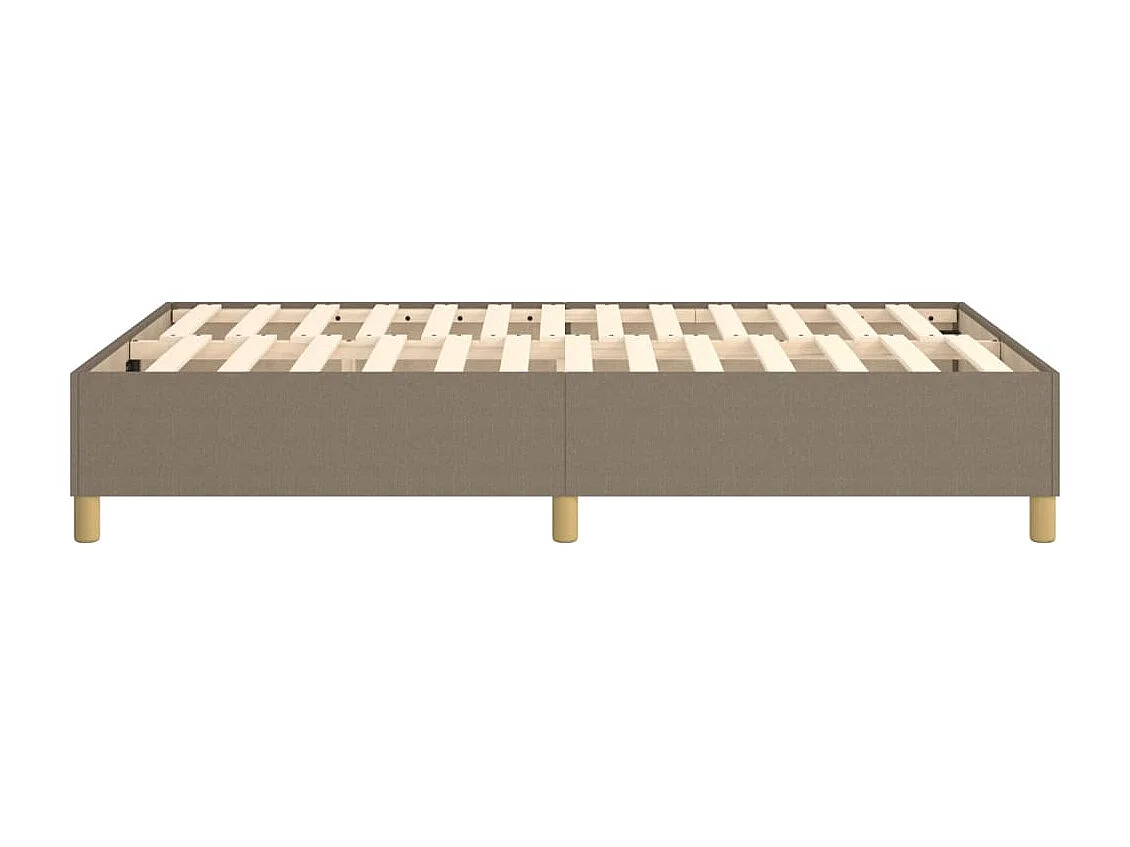 Sommier à lattes de lit Taupe 120x200 cm Tissu