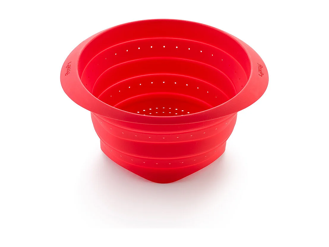 Passoire rétractable 23 cm rouge