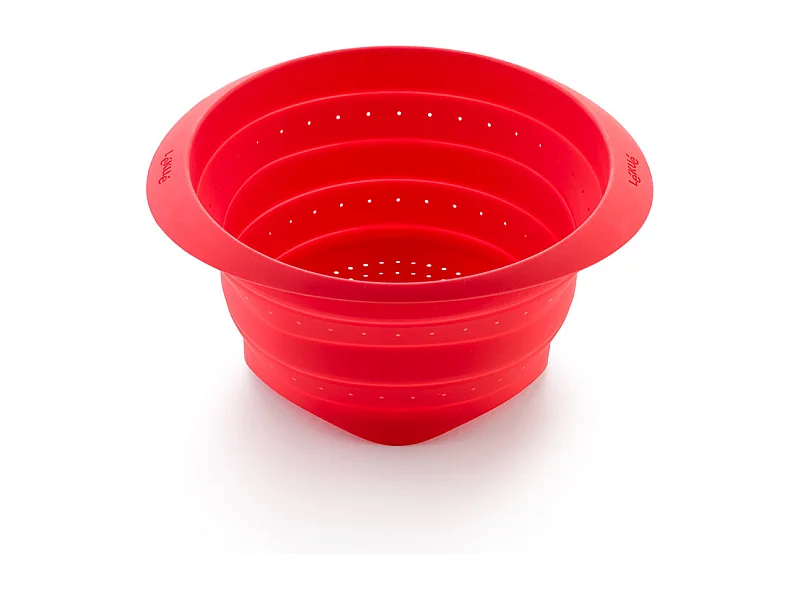 Passoire rétractable 23 cm rouge